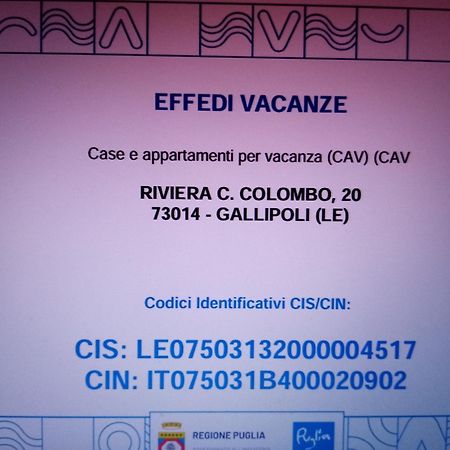 Residence Ammiraglia Baia Verde Gallipoli Εξωτερικό φωτογραφία